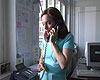 Maria on the phone